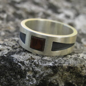 Ring zilver met jaspis